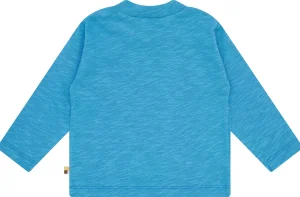 loud + proud Shirt Slub Jersey Azur Fashion