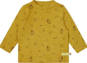 loud + proud Shirt Slub Jersey mit Druck Curry Outlet