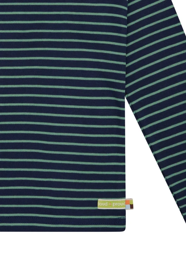 loud + proud Shirt Streifen Ultramarine New