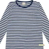 loud + proud Shirt Streifen mit Leinen Ultramarine Discount