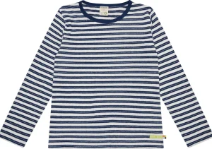 loud + proud Shirt Streifen mit Leinen Ultramarine Discount