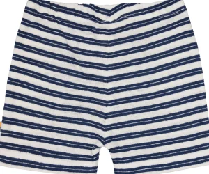 loud + proud Short Ringel mit Leinen Ultramarine Sale