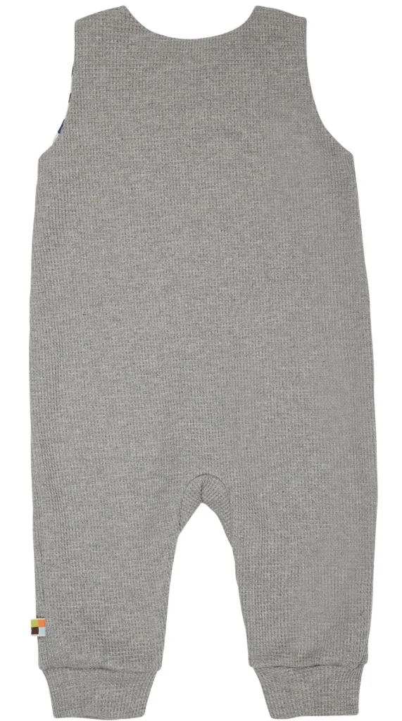 loud + proud Strampler in Waffelstruktur Grey Best