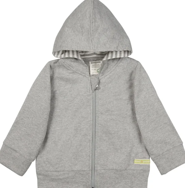 loud + proud Sweatjacke mit Kapuze Grey New