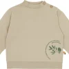 loud + proud Sweatshirt mit Pflanzenfarben gefärbt Olive Clearance