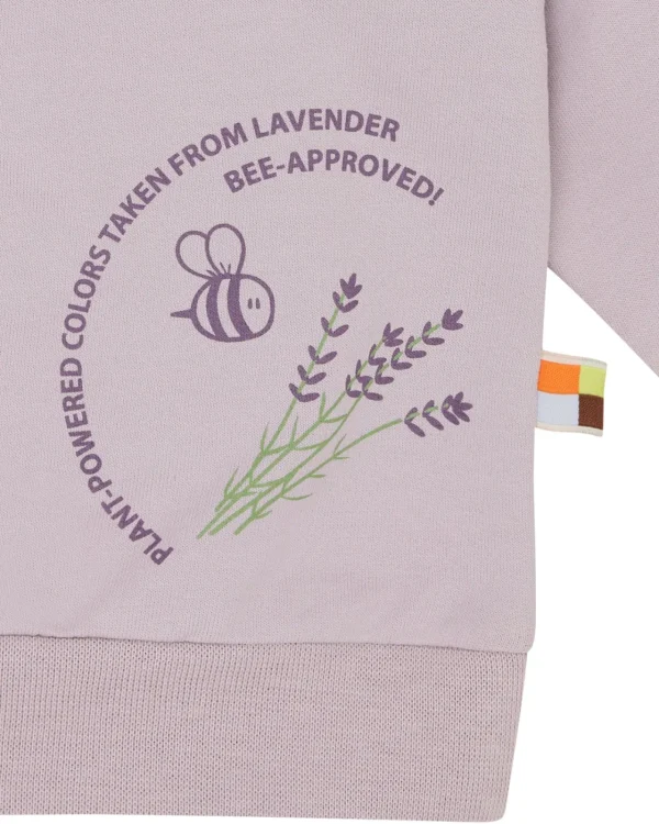 loud + proud Sweatshirt mit Pflanzenfarben gefärbt Lavender Clearance