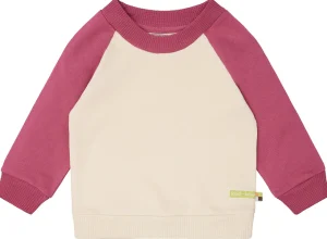loud + proud Sweatshirt mit Raglanärmeln Vanilla/Rouge Discount