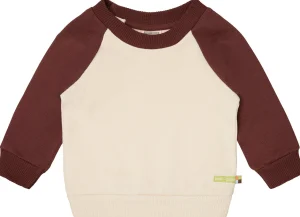 loud + proud Sweatshirt mit Raglanärmeln Vanilla/Wood Clearance