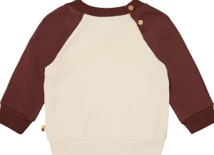 loud + proud Sweatshirt mit Raglanärmeln Vanilla/Wood Clearance