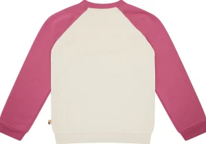 loud + proud Sweatshirt mit Raglanärmeln Vanilla/Rouge Clearance