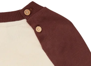 loud + proud Sweatshirt mit Raglanärmeln Vanilla/Wood Clearance