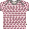 loud + proud T-Shirt mit Druck Elefanten Grape Best