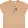 loud + proud T-Shirt mit Pflanzenfarben gefärbt Walnut Hot
