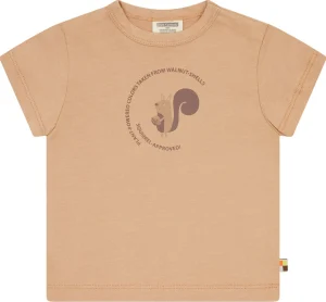 loud + proud T-Shirt mit Pflanzenfarben gefärbt Walnut Hot