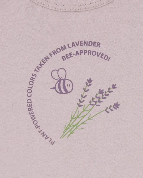 loud + proud T-Shirt mit Pflanzenfarben gefärbt Lavender Clearance