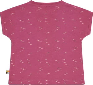 loud + proud T-Shirt Slub Jersey Rouge Outlet
