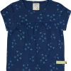 loud + proud Tunika Slub Jersey mit Druck Ultramarine New