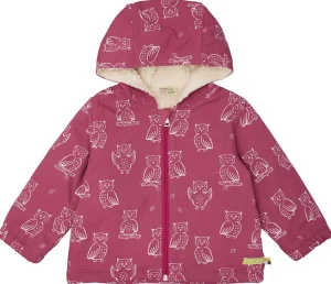 loud + proud Wasserabweisende Jacke mit Teddyfutter Rouge Hot