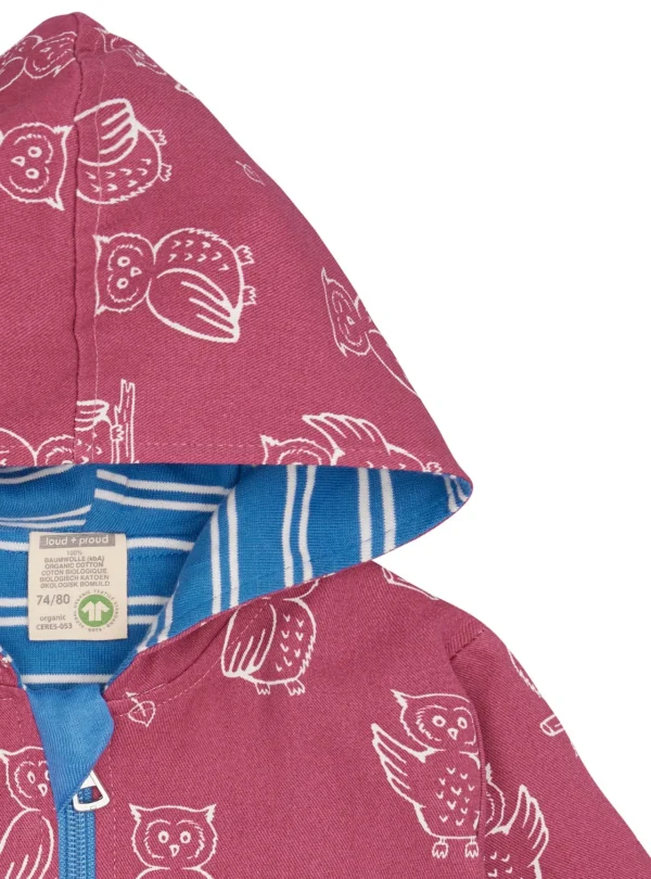 loud + proud Wasserabweisende Jacke mit Druck Rouge Sale