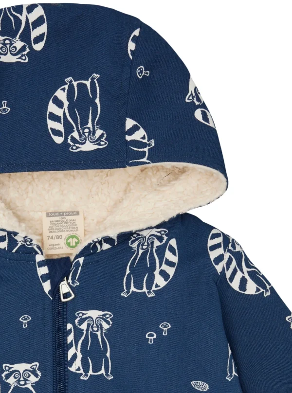 loud + proud Wasserabweisende Jacke mit Teddyfutter Ultramarine Best