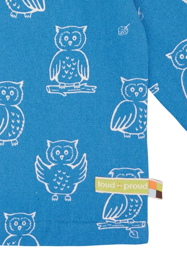 loud + proud Wasserabweisende Jacke mit Druck Azur Outlet