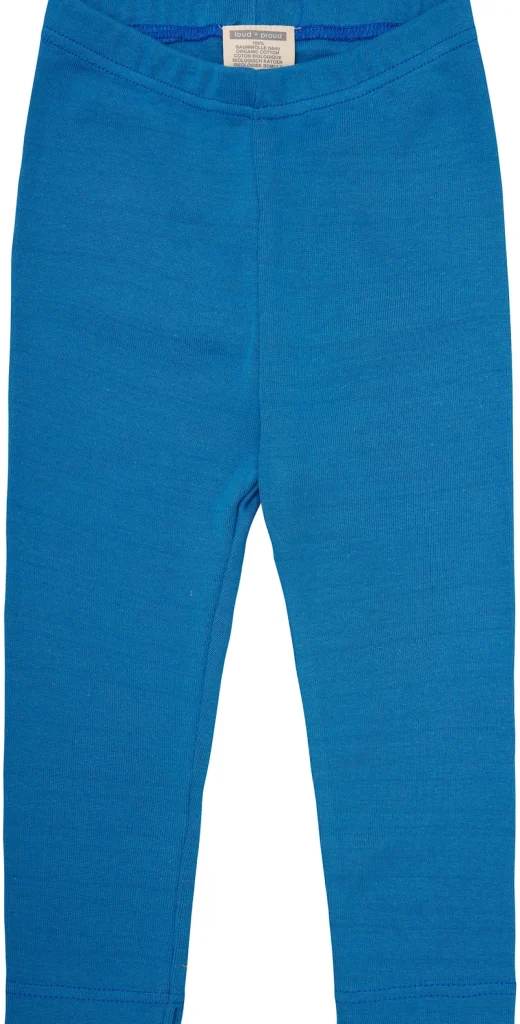 loud + proud Weiche Feinripp Legging Azur Outlet