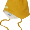 loud + proud Wendemütze aus Baumwoll-Fleece Curry Online