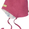 loud + proud Wendemütze aus Baumwoll-Fleece Rouge Outlet