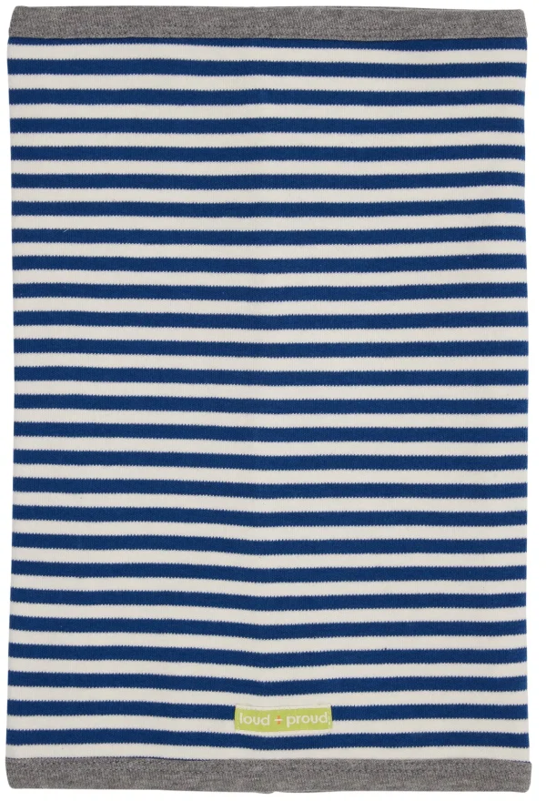loud + proud Wende-Schlauchschal aus Interlock Ultramarine Hot