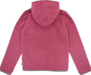 loud + proud Wollfleece-Jacke mit Kapuze Rouge Online