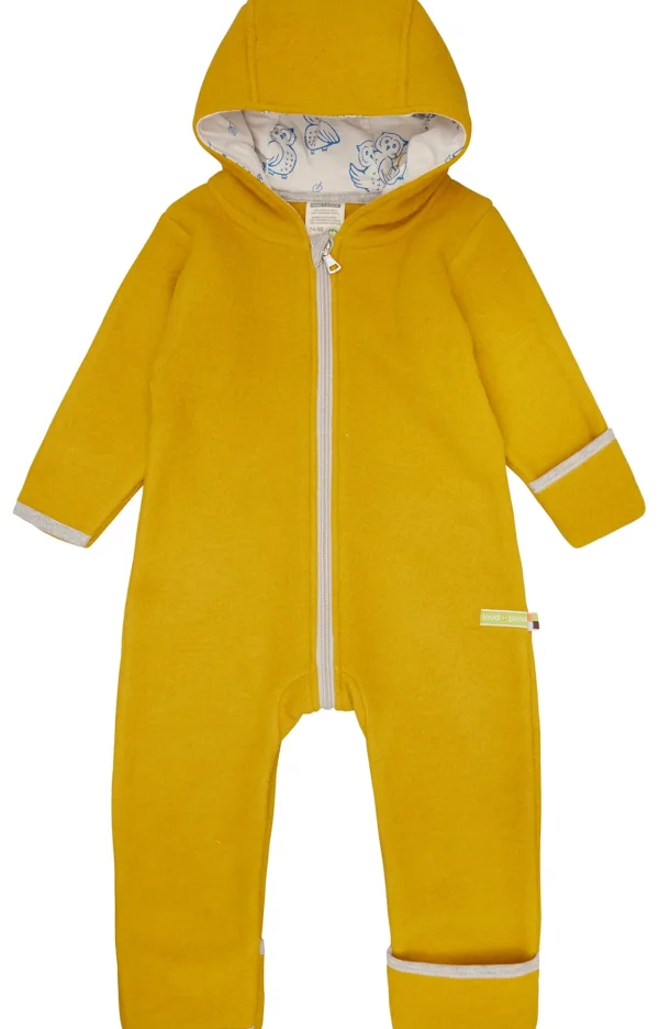 loud + proud Wollfleece-Overall Curry Discount