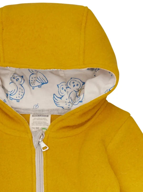 loud + proud Wollfleece-Overall Curry Discount